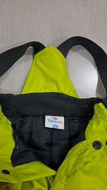 9-12 Ay Beden yeşil Renk Unisex kayak pantolonu