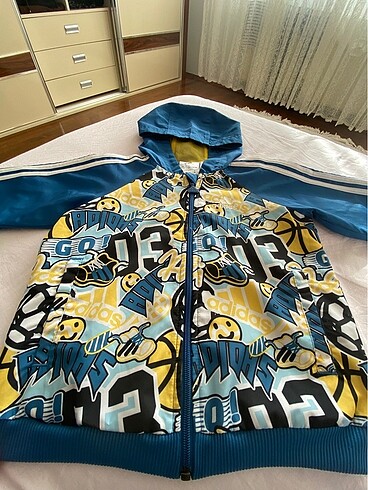 Orjinal Adidas 9/12 ay erkek çocuk yağmurluk