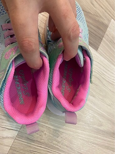 27 Beden mavi Renk Skechers ışıklı su geçirmez spor ayakkabı