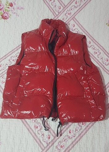 kız çocuk crop model şişme yelek
