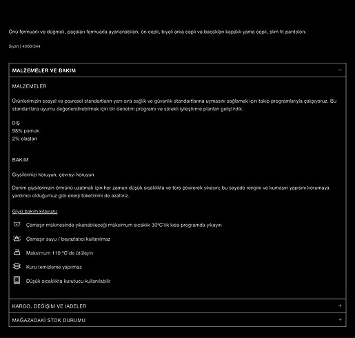 Zara Erkek Kargo Pantolon Jean Kot - Görsel 8