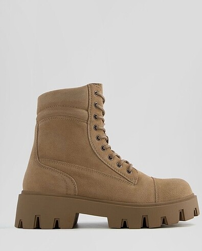 Bershka Erkek Hakiki Deri Bot - Görsel 4