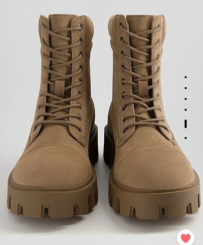 Bershka Erkek Hakiki Deri Bot - Görsel 3