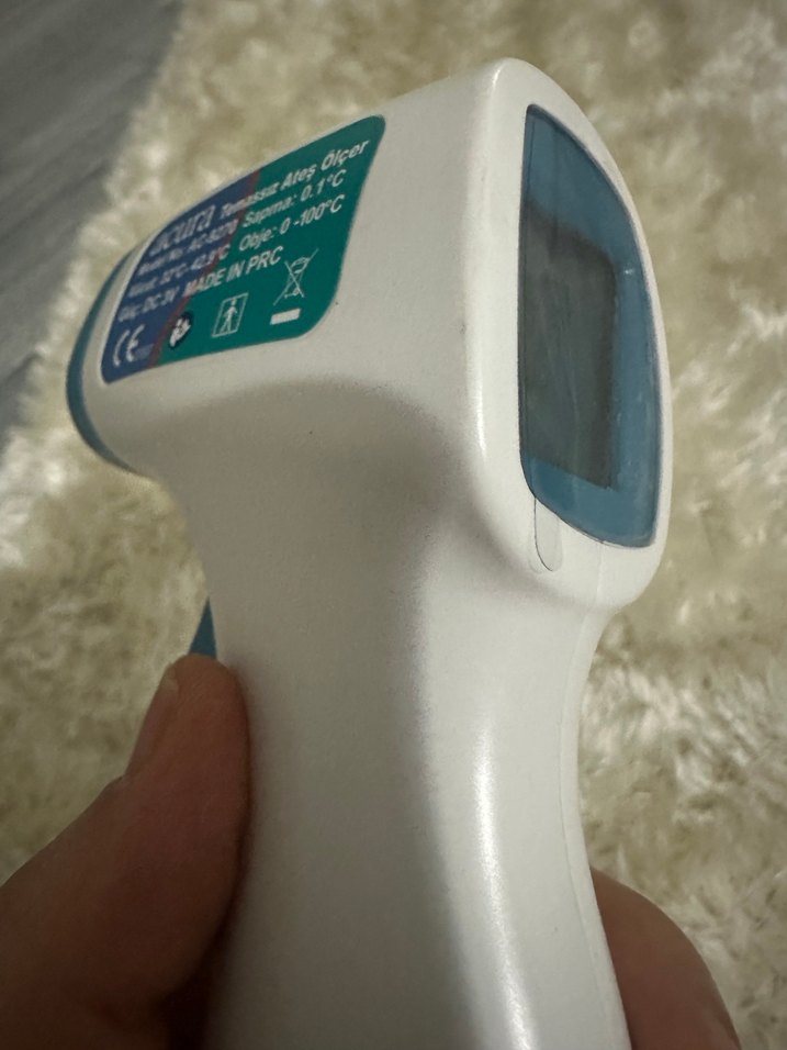 Acura Pastel Renk Temassız Dijital Ateş Ölçer - Görsel 3