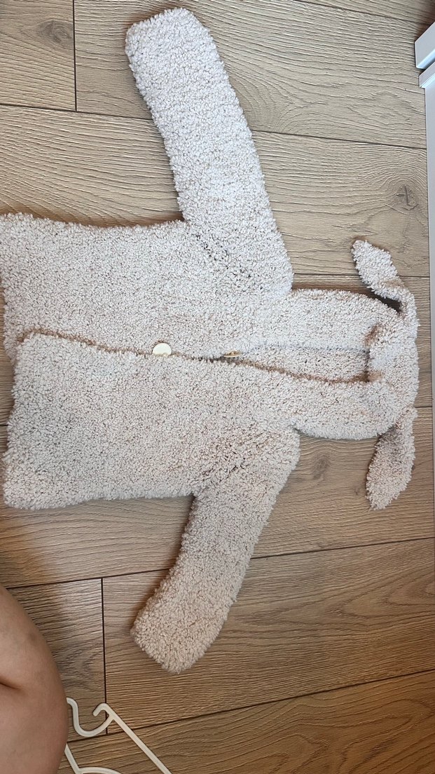 Koton Gri kürklü artronot Bebek Tulumu - Görsel 4