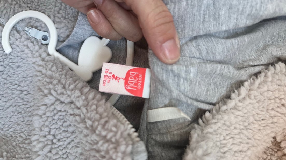 Koton Gri kürklü artronot Bebek Tulumu - Görsel 2