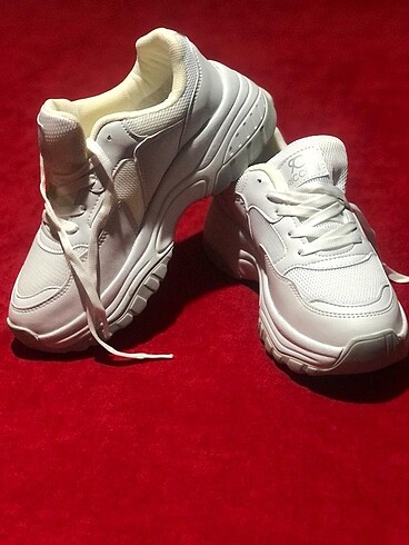 38 Beden beyaz Renk Beyaz spor ayakkabı