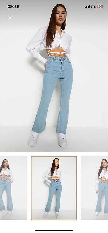 İspanyol paça jeans