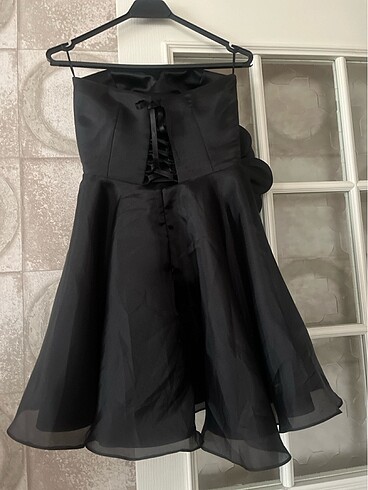 Bayan straplez abiye - Görsel 3