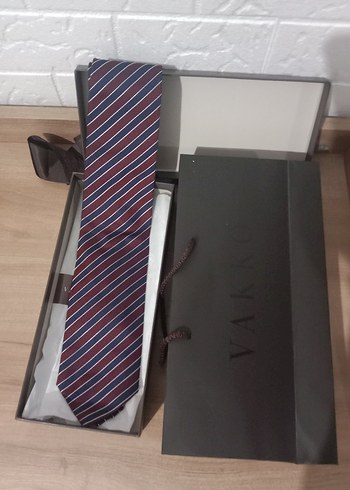 Vakko İtalyan %100 İpek Kravat - Görsel 4