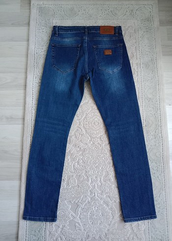 Doce Gabbana Düğmeli Mavi Erkek Denim Pantolon - Görsel 5