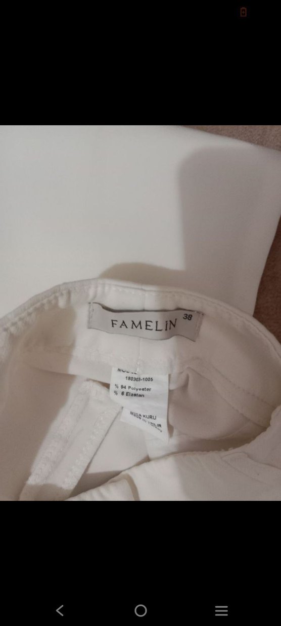 Famelin Ekru Renk Pantolon - Görsel 3