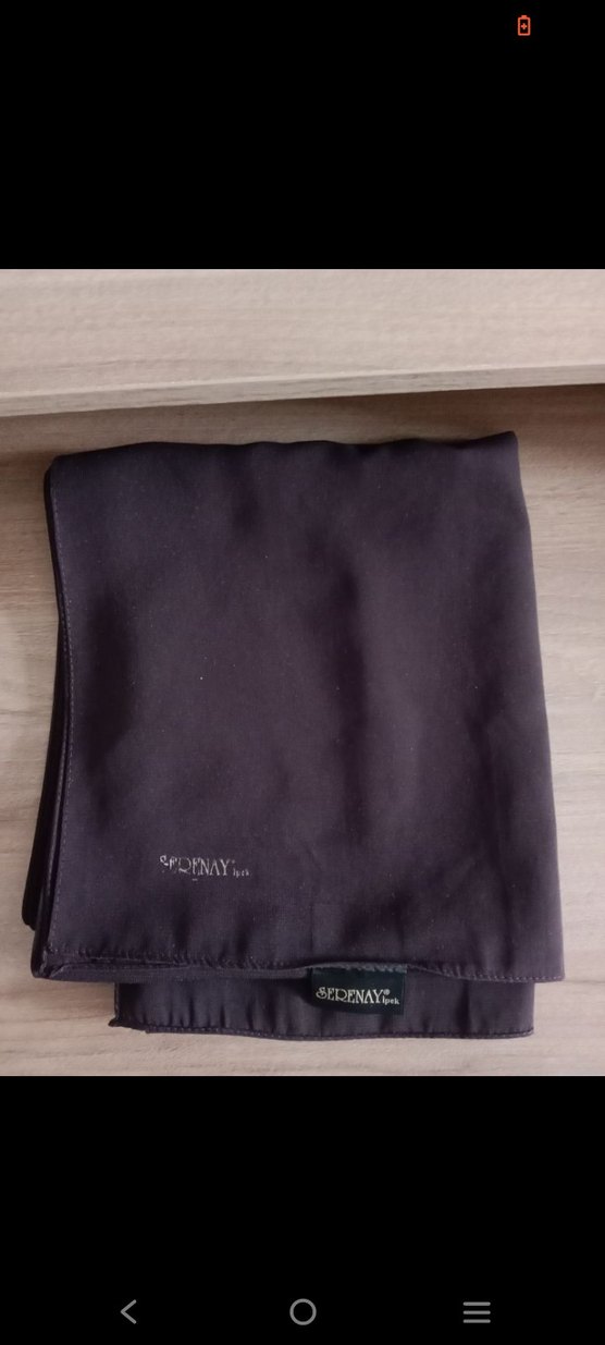 Acı Kahve Medine İpeği Şal - Görsel 2