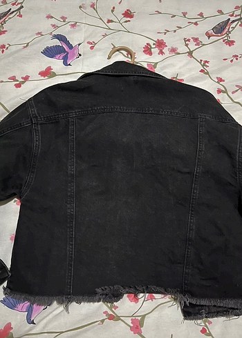 Düğmeli Kadın Denim Ceket - Görsel 5