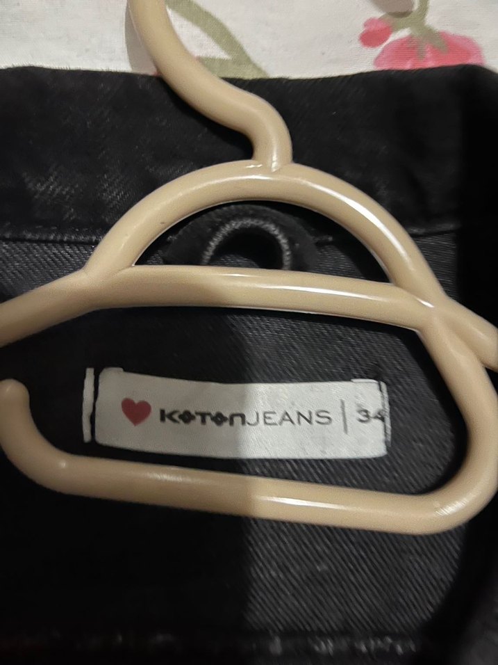 Düğmeli Kadın Denim Ceket - Görsel 2