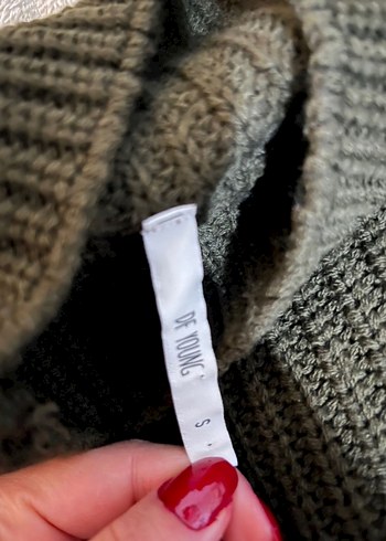 Boğazlı Örgü Kadın Kazak - Görsel 3