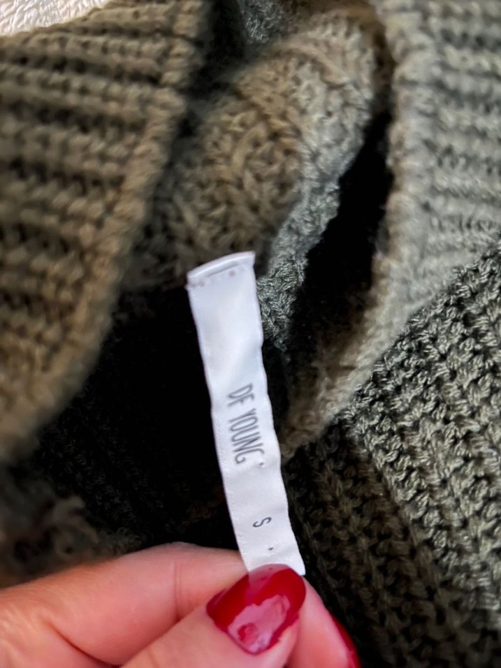 Boğazlı Örgü Kadın Kazak - Görsel 3