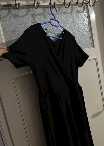 Siyah V Yakalı Tulum - Görsel 3