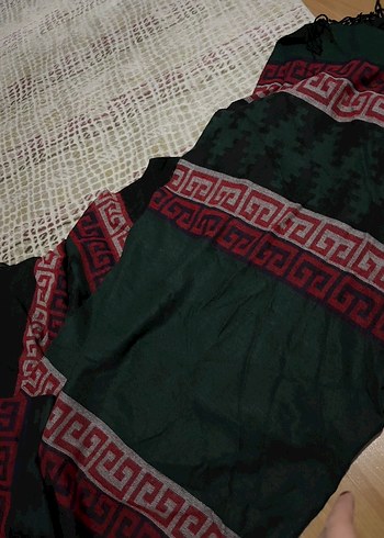 Çok Renkli Desenli şal - Görsel 6