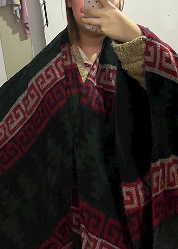 Çok Renkli Desenli şal - Görsel 2