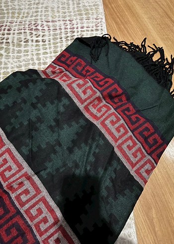 Çok Renkli Desenli şal - Görsel 5