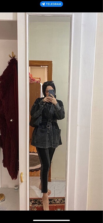 Trendyolmilla efsane takım kot ceket pantolon