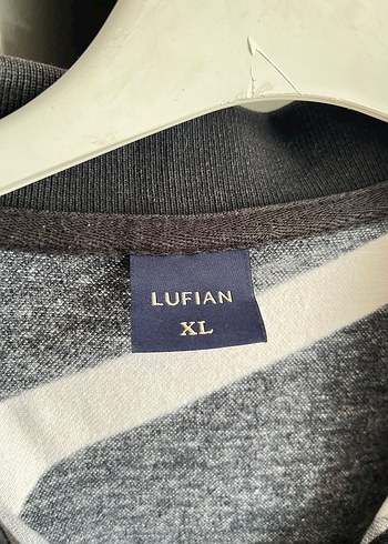 Siyah Baskılı Lufian  Erkek Polo Tişört - Görsel 2