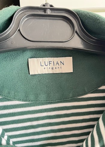 Erkek Yeşil Çizgili Polo Tişört - Görsel 2