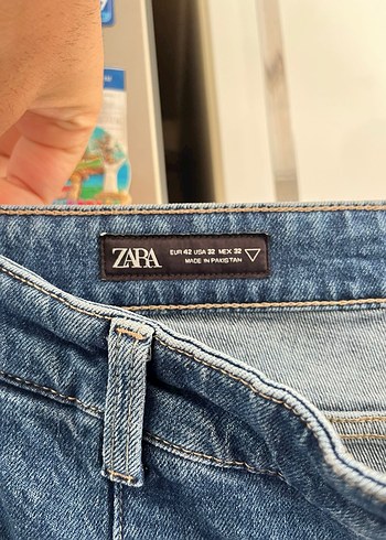 Erkek Mavi Geniş Kesim Denim Pantolon - Görsel 3