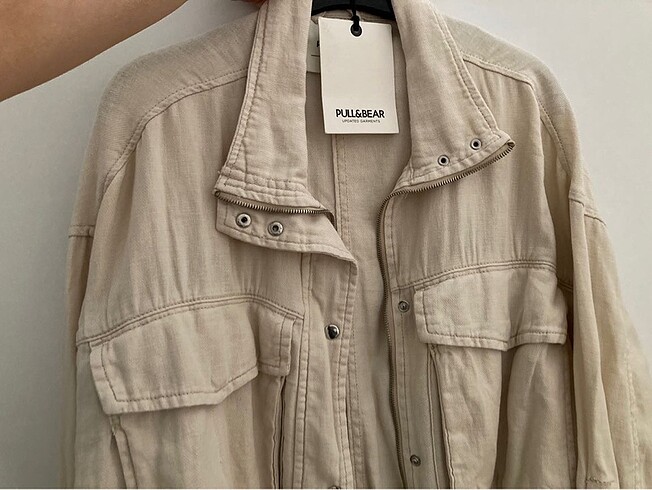 m Beden ten rengi Renk Pull and bear rustik ceket