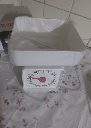 Beden Renk Beyaz Mekanik Mutfak Tartısı