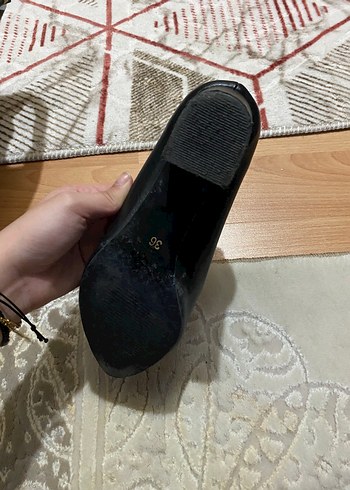 36 Beden Siyah Modern Klasik Stiletto Topuklu Kadın Ayakkabı