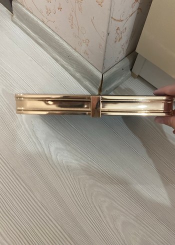 Beden siyah Renk Siyah Deri Tokalı Kadın Portföy Çanta