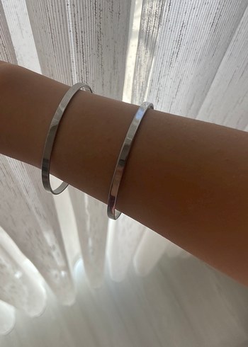 Beden Gri Minimalist Kadın Bileklik