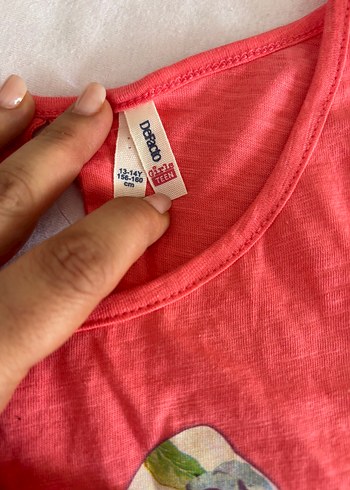 13-14 Yaş Beden pembe Renk Pembe Bohem Renkli Kız Atlet