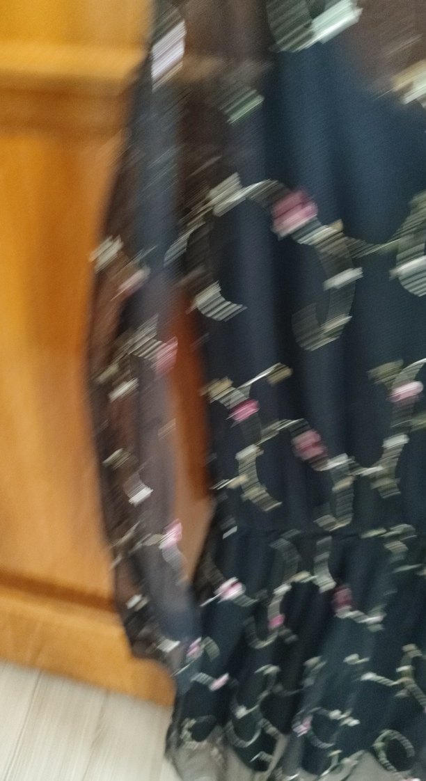 Nakışlı Siyah Uzun Bohem Elbise - Görsel 3