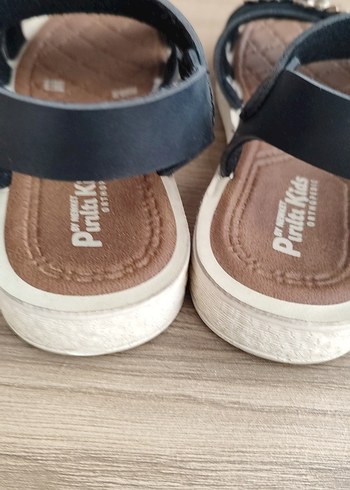 Kız Çocuk Kahverengi Çiçekli Tokalı Sandalet - Görsel 10