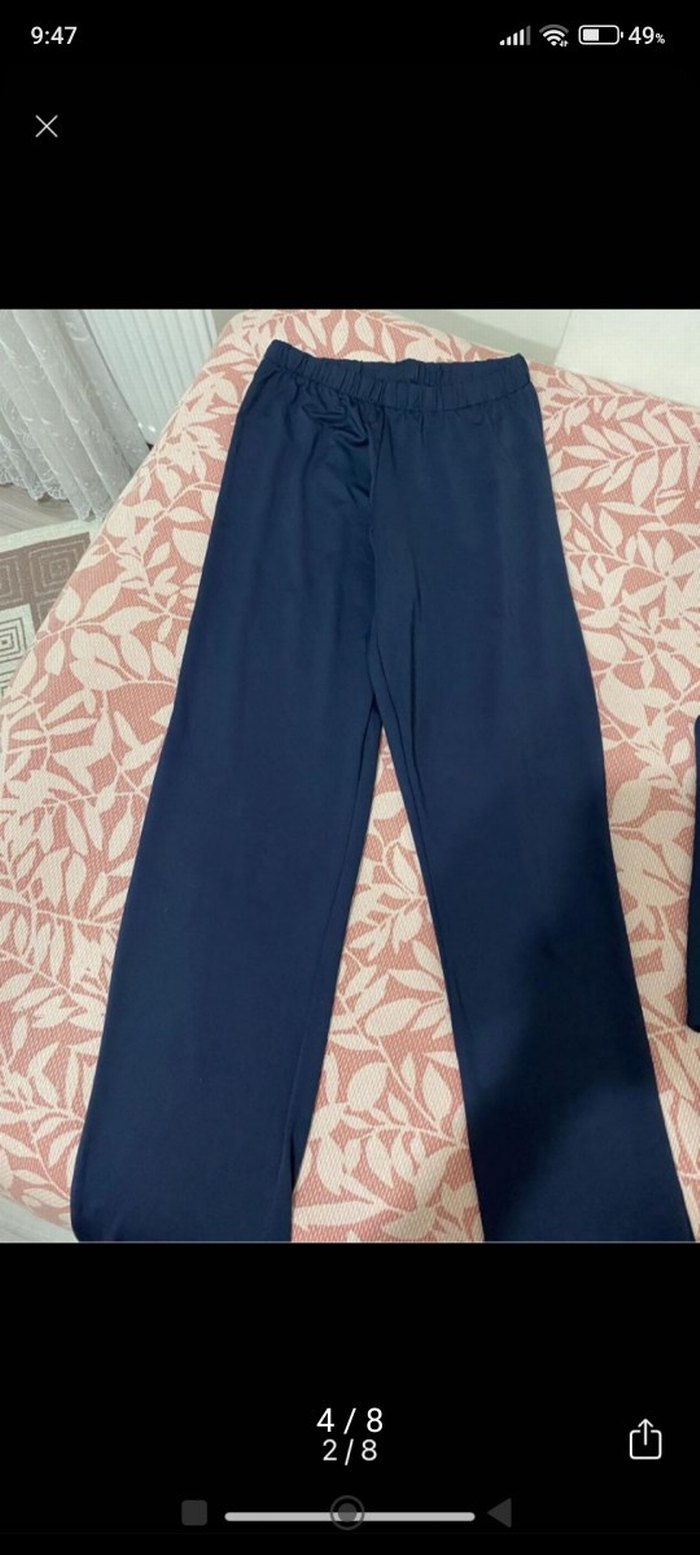 Kadın Lacivert Uzun Kollu Mayo Takımı - Görsel 4