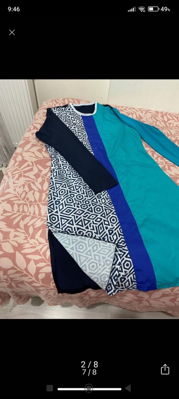 Kadın Lacivert Uzun Kollu Mayo Takımı - Görsel 5