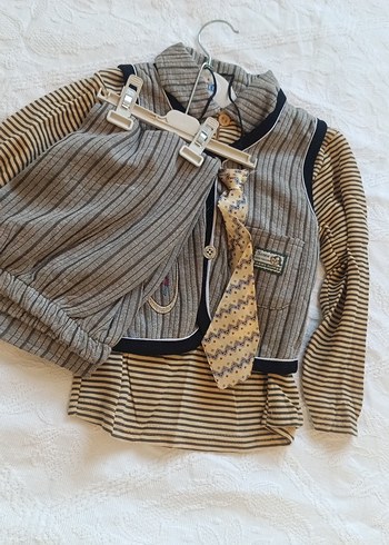 Baby&Kids Çocuk Triko Takım Kravatlı