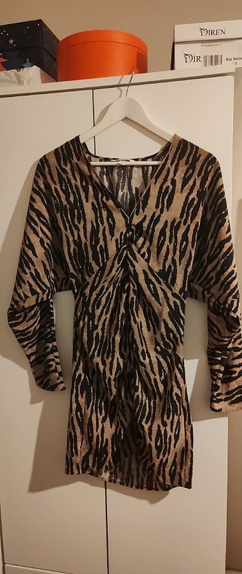 H&M H&M Leoparlı Elbise