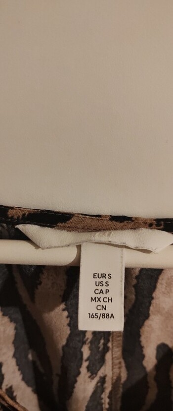 s Beden H&M Leoparlı Elbise