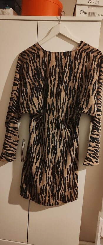 s Beden çeşitli Renk H&M Leoparlı Elbise