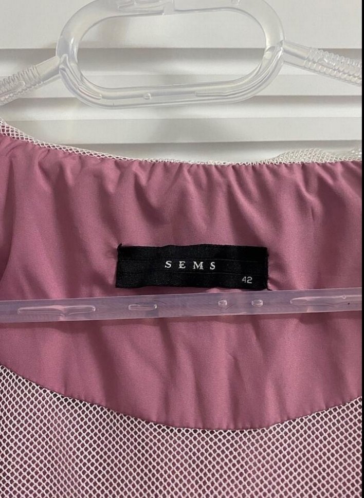 Pembe Uzun Kadın Yağmurluk - Görsel 2