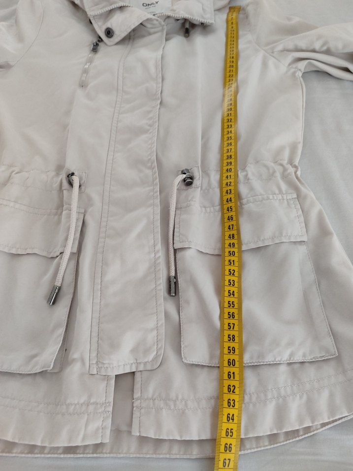 Bej Düğmeli Kadın Ceket#trençkot# - Görsel 5