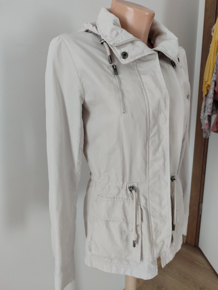 Bej Düğmeli Kadın Ceket#trençkot# - Görsel 2