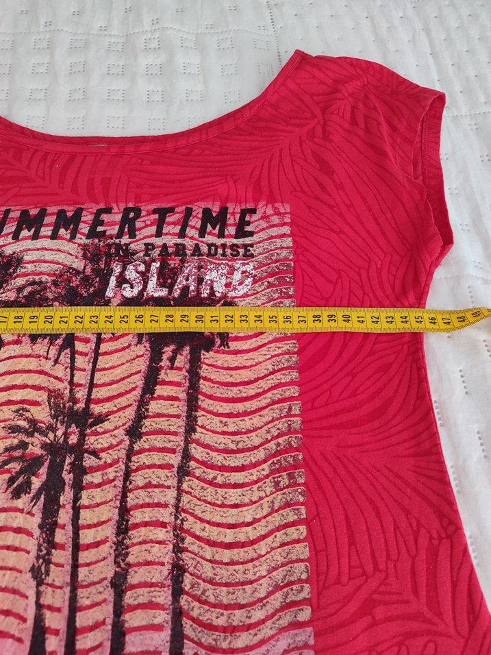 Püsküllü Kırmızı Bohem Mini Kadın pareo - Görsel 3