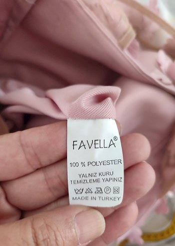 Pembe Askılı Uzun Abiye Elbise - Görsel 8