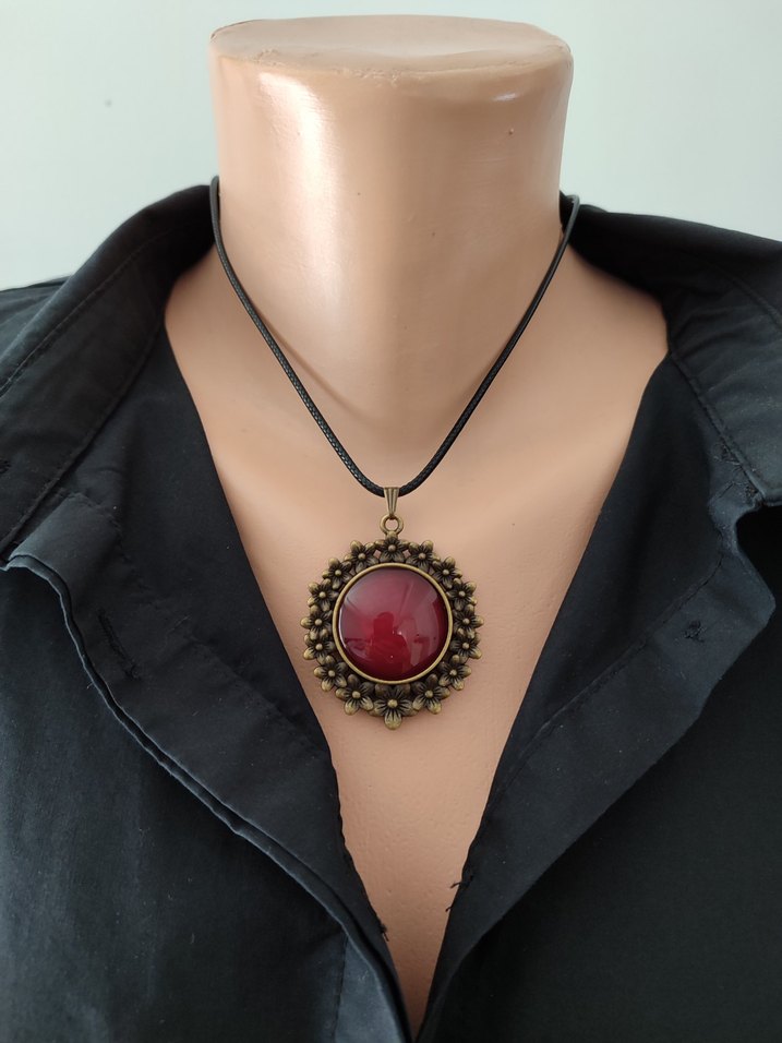 vintage#bohem kolye - Görsel 4