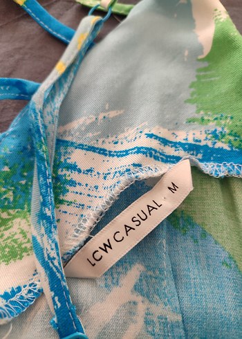 Çok Renkli Bohem Uzun Elbise - Görsel 7